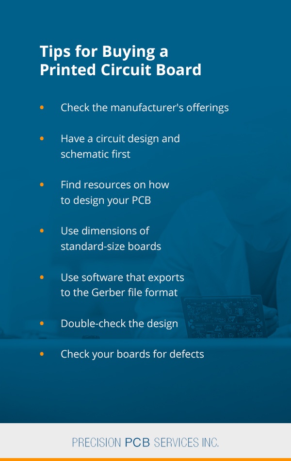 tips for buying a printed circuit board